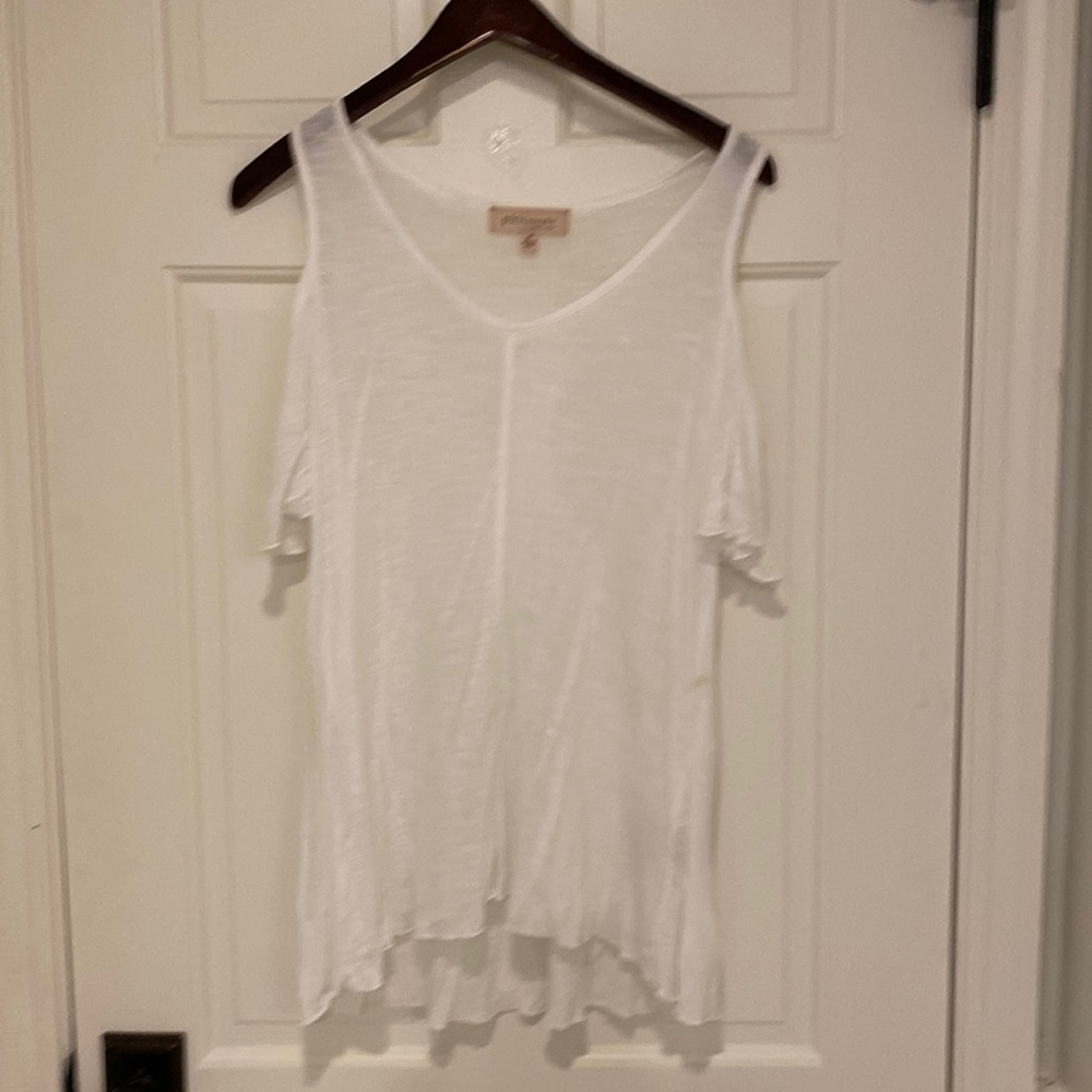 Philosophy size M cold shoulder tshirt